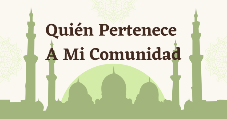 Quién pertenece a mi Comunidad