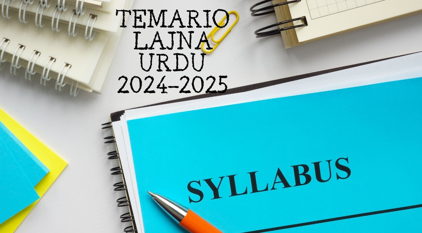 Temario Lajna Urdu 2024.2025
