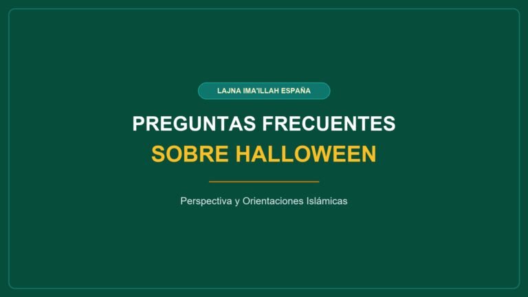 Preguntas Frecuentes sobre Halloween - Lajna Ima'illah España
